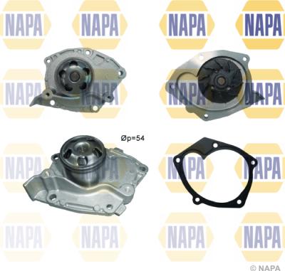 NAPA NWP1454 - Water Pump autospares.lv