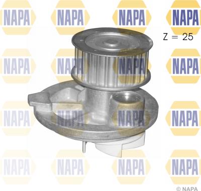 NAPA NWP1408 - Water Pump autospares.lv