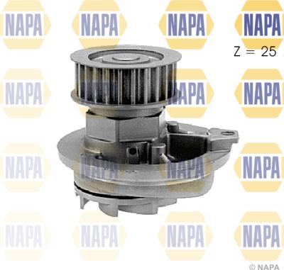NAPA NWP1407 - Water Pump autospares.lv