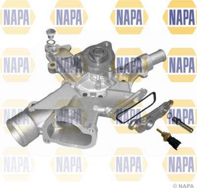 NAPA NWP1550 - Water Pump autospares.lv