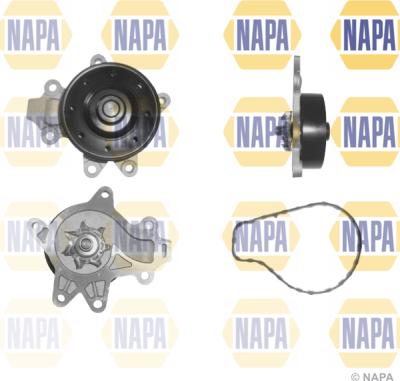 NAPA NWP1536 - Water Pump autospares.lv