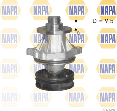 NAPA NWP1093 - Water Pump autospares.lv