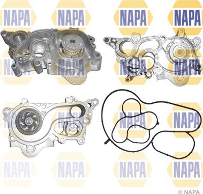 NAPA NWP1055 - Water Pump autospares.lv