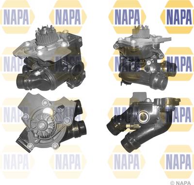 NAPA NWP1051 - Water Pump autospares.lv