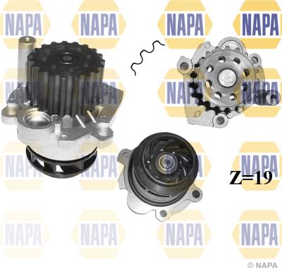 NAPA NWP1060 - Water Pump autospares.lv