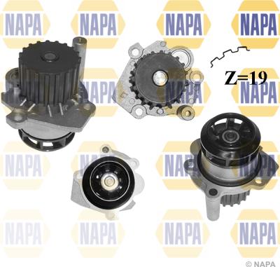 NAPA NWP1061 - Water Pump autospares.lv