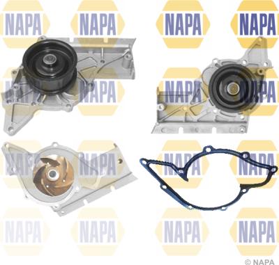 NAPA NWP1034 - Water Pump autospares.lv