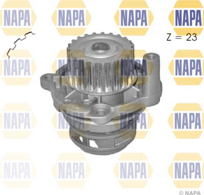NAPA NWP1032 - Water Pump autospares.lv