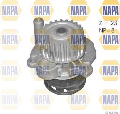 NAPA NWP1023 - Water Pump autospares.lv
