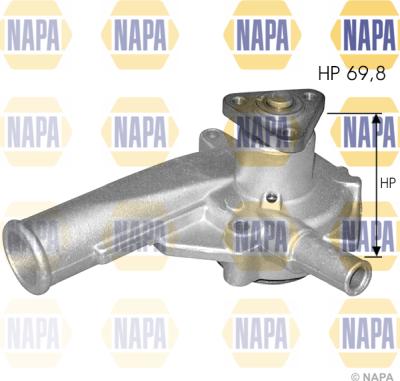 NAPA NWP1192 - Water Pump autospares.lv