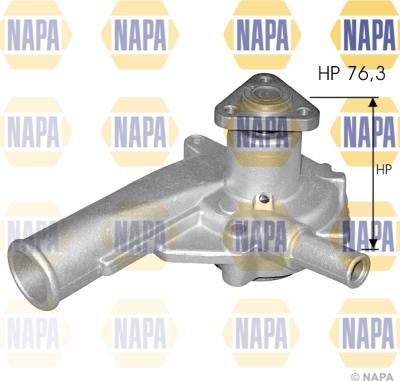 NAPA NWP1197 - Water Pump autospares.lv