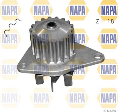 NAPA NWP1146 - Water Pump autospares.lv