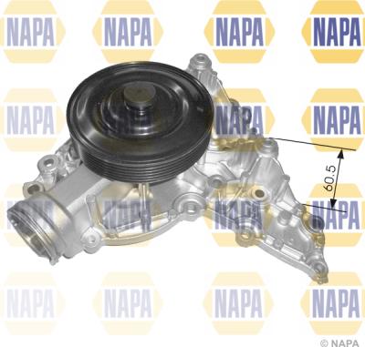 NAPA NWP1338 - Water Pump autospares.lv