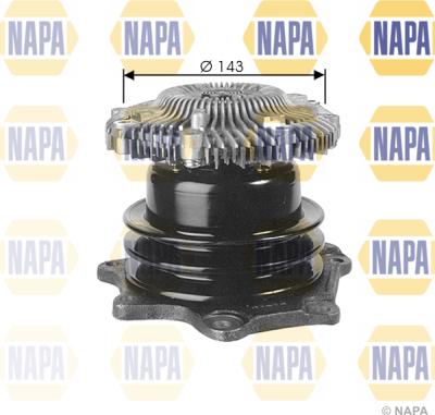 NAPA NWP1378 - Water Pump autospares.lv