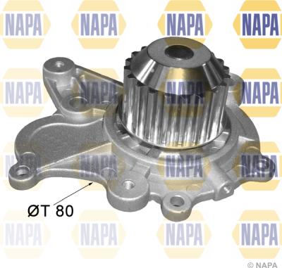 NAPA NWP1250 - Water Pump autospares.lv