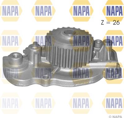 NAPA NWP1222 - Water Pump autospares.lv