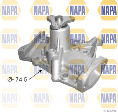 NAPA NWP1275 - Water Pump autospares.lv