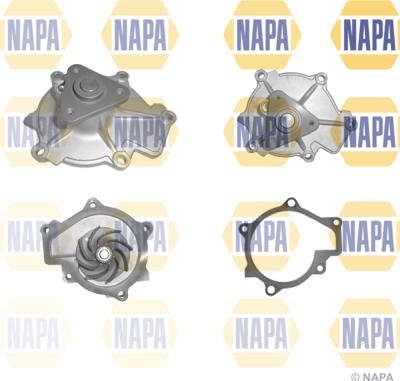 NAPA NWP1277 - Water Pump autospares.lv