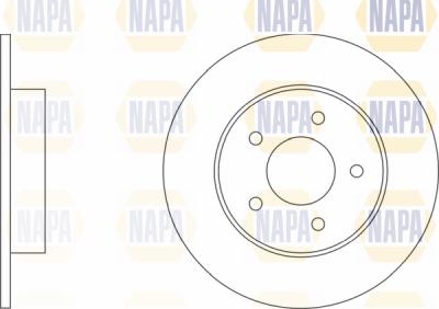 NAPA PBD8494 - Brake Disc autospares.lv