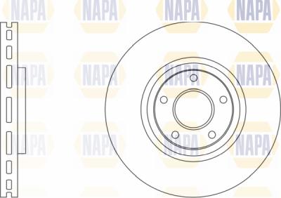 NAPA PBD8443 - Brake Disc autospares.lv