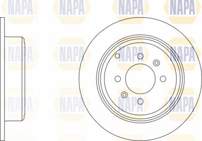 NAPA PBD8456 - Brake Disc autospares.lv