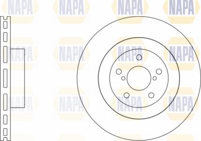 NAPA PBD8404 - Brake Disc autospares.lv