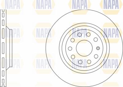 NAPA PBD8400 - Brake Disc autospares.lv