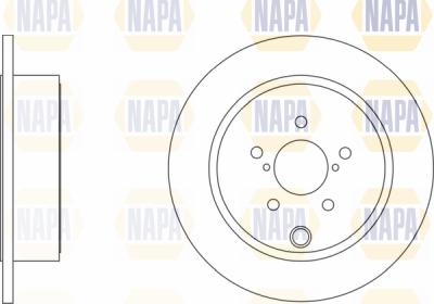 NAPA PBD8408 - Brake Disc autospares.lv