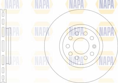 NAPA PBD8414 - Brake Disc autospares.lv