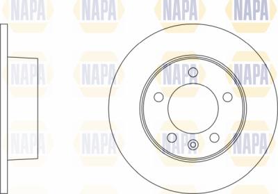 NAPA PBD8489 - Brake Disc autospares.lv