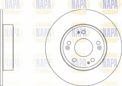NAPA PBD8481 - Brake Disc autospares.lv