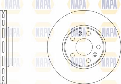 NAPA PBD8434 - Brake Disc autospares.lv