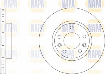 NAPA PBD8436 - Brake Disc autospares.lv