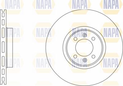 NAPA PBD8423 - Brake Disc autospares.lv