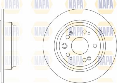 NAPA PBD8479 - Brake Disc autospares.lv