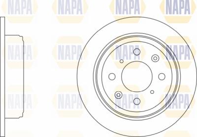 NAPA PBD8477 - Brake Disc autospares.lv