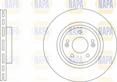 NAPA PBD8544 - Brake Disc autospares.lv