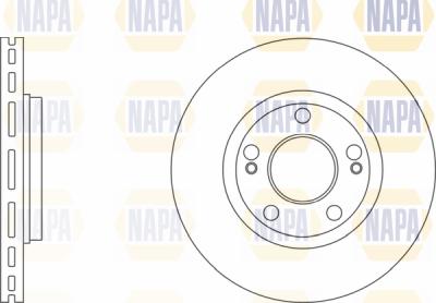 NAPA PBD8546 - Brake Disc autospares.lv