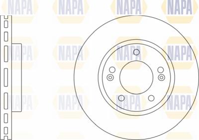 NAPA PBD8547 - Brake Disc autospares.lv