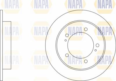 NAPA PBD8555 - Brake Disc autospares.lv