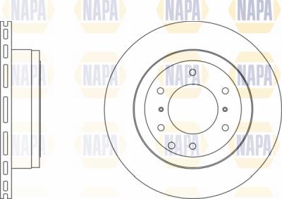 NAPA PBD8519 - Brake Disc autospares.lv