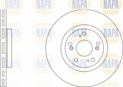 NAPA PBD8513 - Brake Disc autospares.lv