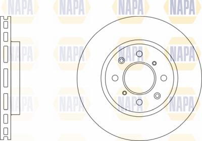 NAPA PBD8512 - Brake Disc autospares.lv