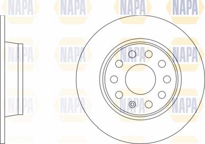 NAPA PBD8589 - Brake Disc autospares.lv