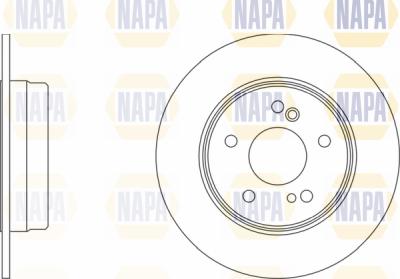 NAPA PBD8534 - Brake Disc autospares.lv