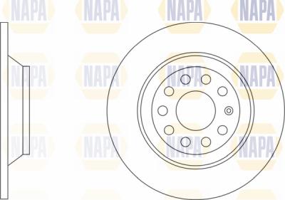 NAPA PBD8531 - Brake Disc autospares.lv