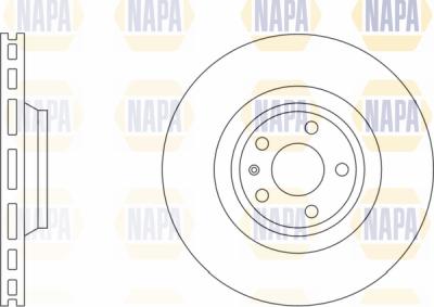 NAPA PBD8529 - Brake Disc autospares.lv