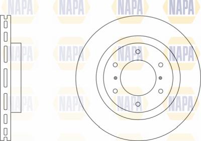 NAPA PBD8520 - Brake Disc autospares.lv