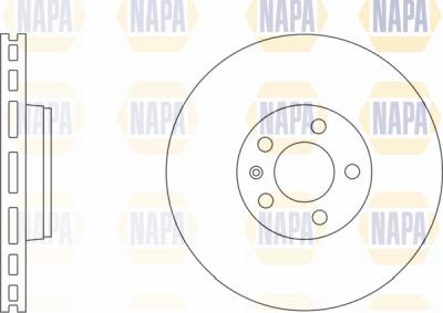 NAPA PBD8528 - Brake Disc autospares.lv