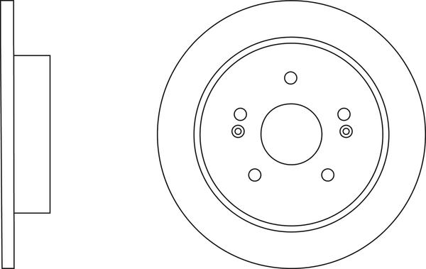 NAPA PBD8694 - Brake Disc autospares.lv